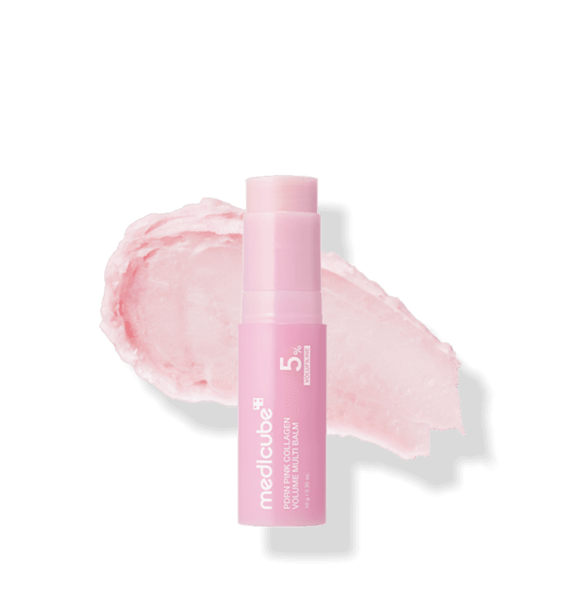Medicube, PDRN Pink Collagen Volume Multi Balm, Мультибальзам з PDRN та Volufiline для відновлення об’єму та розгладження зморшок, 10 г